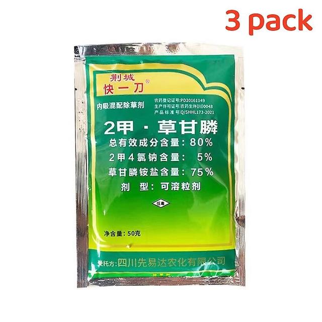 80% 2 Methylglyfosaat 50g/zak Dimethylglyfosaat om onkruid in niet-gecultiveerd land te bestrijden 3 pack on Productcaster.