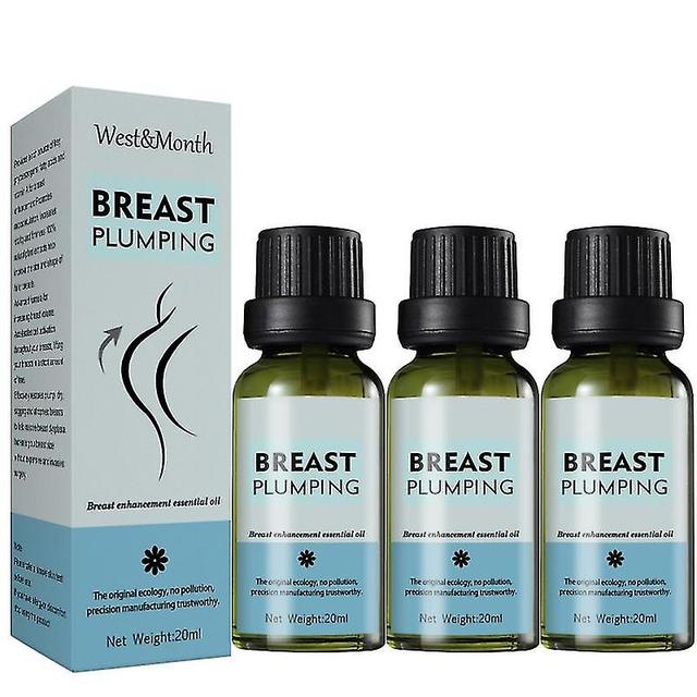 3x Breast Enlargement Essential Oil Chest Enhancement Big Bust Promote Female Hormone Breast Lift Firming Massage Up Size Bust Care on Productcaster.