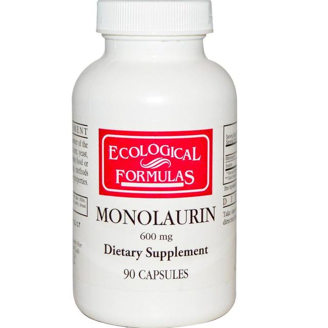 Ecological Formulas, Monolaurin, 600 mg, 90 Capsules on Productcaster.