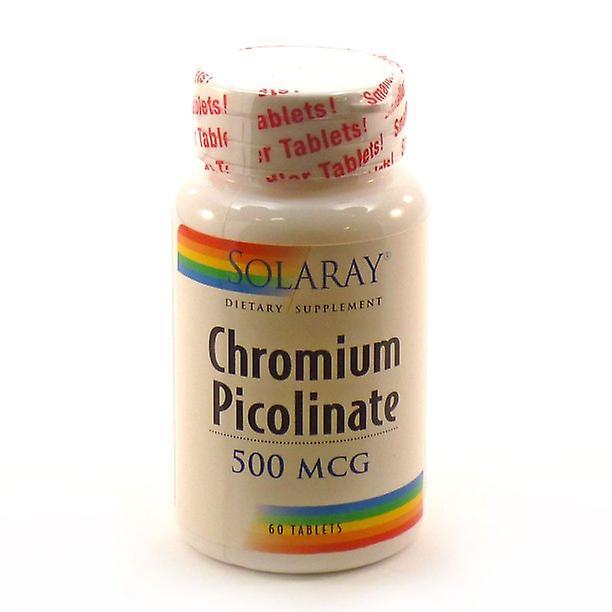 Solaray chromium picolinate 500 mcg - 60 tablets on Productcaster.