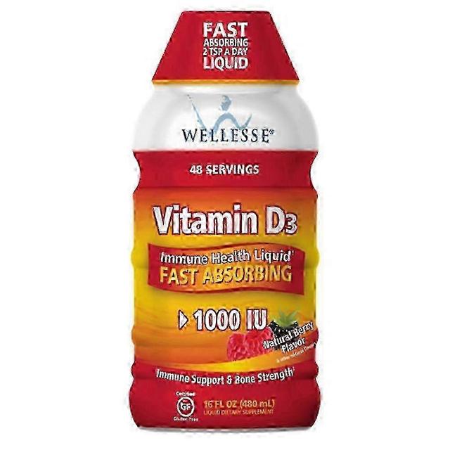 Wellesse vitamin d3 liquid, 1000 iu, 16 oz on Productcaster.