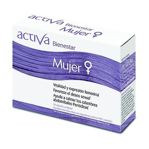 Activa well-being woman 30 vegetable capsules on Productcaster.