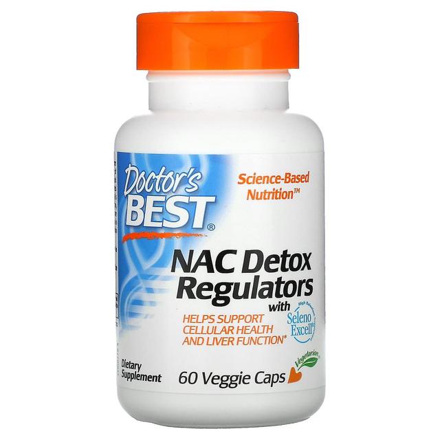 Doctor's Best, NAC Detox Regulatorer, 60 Veggie Caps on Productcaster.