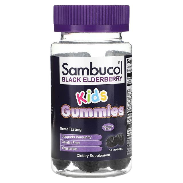 Sambucol, svart fläder, barn gummies, 30 gummier on Productcaster.