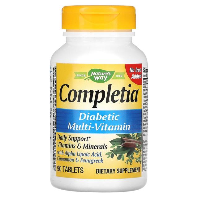 Nature's Way, Completia, Diabetic Multi-Vitamin, 90 Tablets on Productcaster.