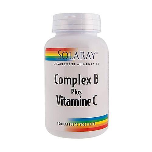 Solaray Complex B plus Vitamin C 100 capsules on Productcaster.