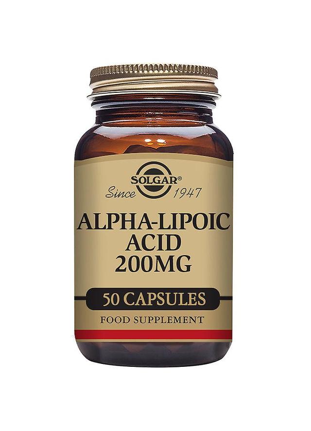 Solgar alpha-lipoic acid 200mg 50's on Productcaster.