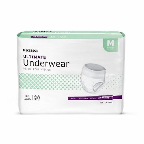 McKesson Unisex Adult Absorbent Underwear, Count of 20 (Pack of 1) on Productcaster.