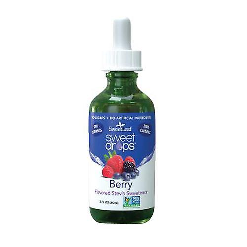 Wisdom Natural Sweetleaf Stevia SweetLeaf Liquid Stevia, Berry 2 oz (Pack of 2) on Productcaster.