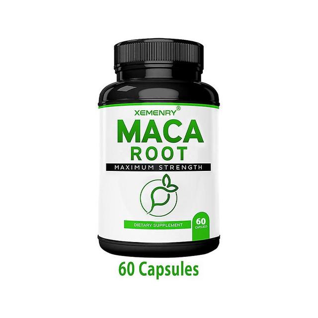 Vorallme manlig vitalitet tillägg med överlägsen absorption och energi, naturliga svart maca extrakt, svart maca rot kapslar 60 Capsules on Productcaster.