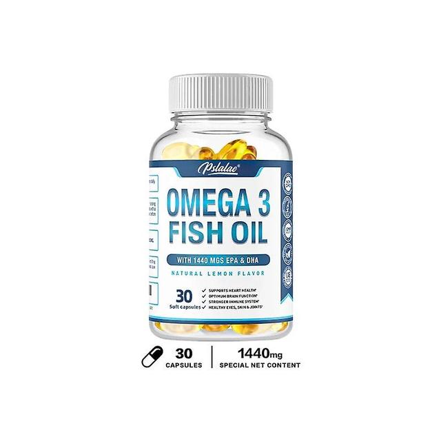 Eccpp Premium Omega 3 Fish Oil Capsules With Triple Action Epa And Dha - Supports Brain, Skin, Eyes, Joints And Heart Health 30 Capsules on Productcaster.