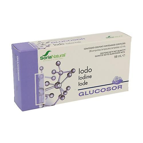 Soria Natural Glucosor Iodine 28 vials on Productcaster.