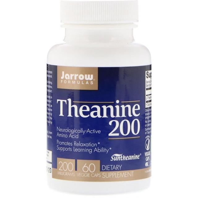 Jarrow Formulas, Theanin 200, 200 mg, 60 Vegetarische Kapseln on Productcaster.