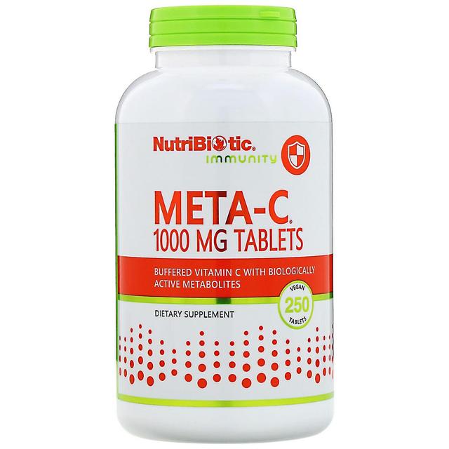 NutriBiotic, Immunity, Meta-C, 1,000 mg, 250 Vegan Tablets on Productcaster.