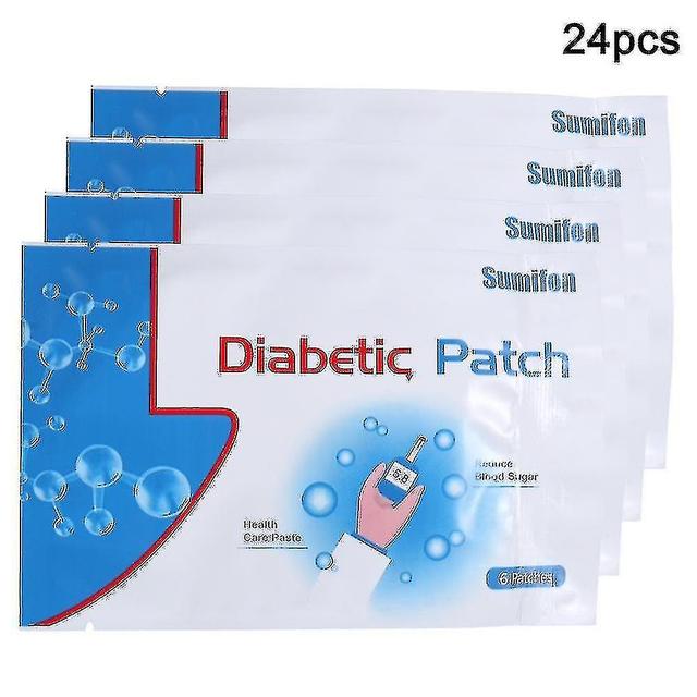 Diabetic Patch Diabetes Cure Stabilizes Blood Sugar Balance Glucose Plaster 24pcs on Productcaster.