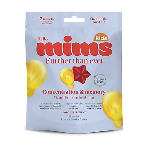 MIMS concentration and memory 7 units of 12.5g (Lemon - Wild berries) on Productcaster.