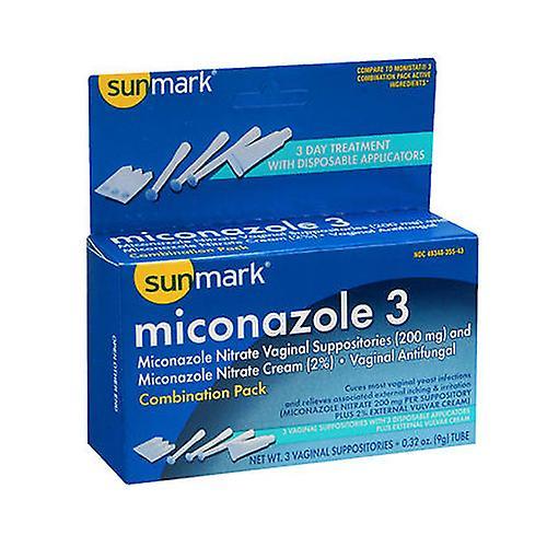 Sunmark Miconazole 3 Pochwy Przeciwgrzybicze jednorazowe aplikatory, 0.32 oz (opakowanie 1 szt.) on Productcaster.