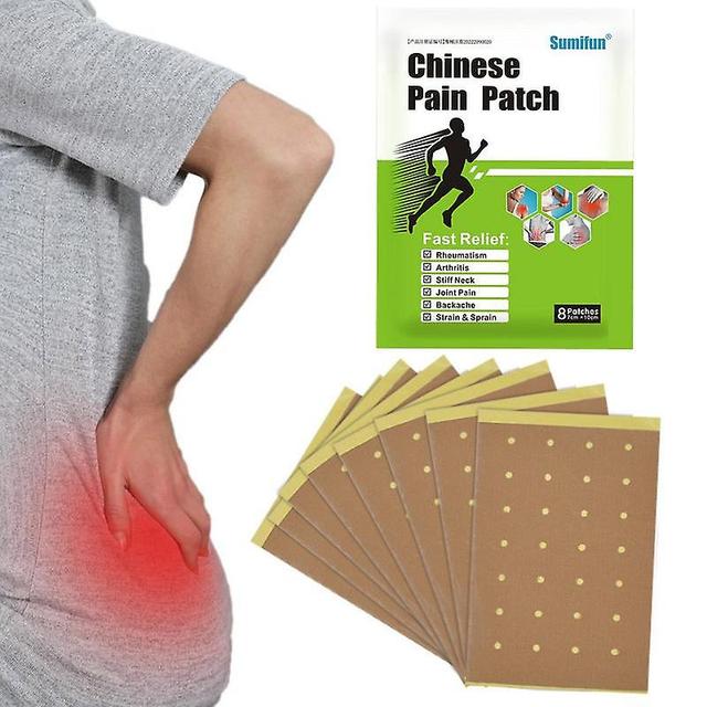 Patch Made From Plants For Joint Knee Discomfort, Charleroi Plant Extract Sticker, 8 Pieces on Productcaster.