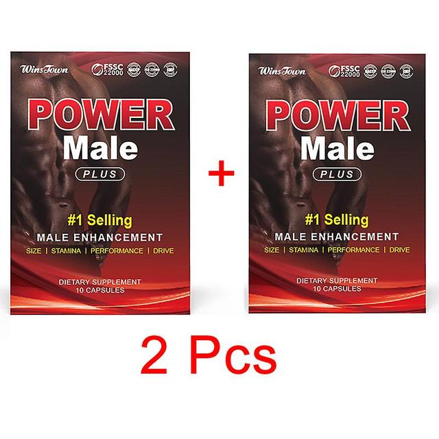 Vorallme 2pcs 20 Pills Male Enhancement Capsule Enlarge Pectoral Muscles Continual Size Enhancement Larger Stronger Health Food 2 Box 20 Pills on Productcaster.