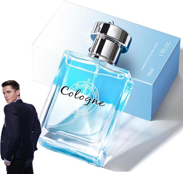 Zjrui Men's Cologne Spray Parfum (met feromoon doordrenkt) - 50ml Cupid Charm Toilette Geuren Voor Mannen Blauw on Productcaster.