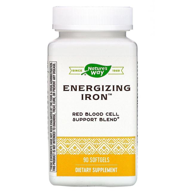 Nature's Way, Energizing Iron, 90 Softgels on Productcaster.