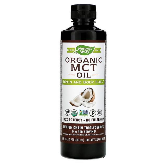 Nature's Way, orgaaninen MCT-öljy, 16 fl oz (480 ml) on Productcaster.