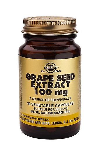 Solgar Grape Seed Extract 100 mg vegetabiliska kapslar, 30 on Productcaster.