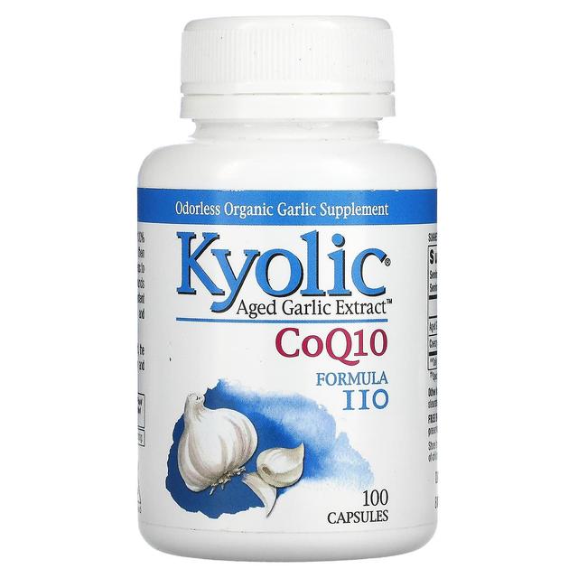 Kyolic, estratto di aglio invecchiato, CoQ10, Formula 110, 100 capsule on Productcaster.