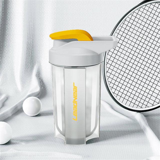 500ml Plastic Shake Cup Fitness Sports Water Cup Shake Protein Powder Meal color07 on Productcaster.