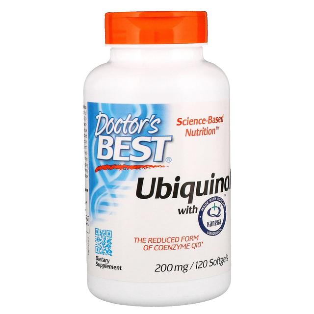 Doctor's Best, Ubiquinol with Kaneka, 200 mg, 120 Softgels on Productcaster.