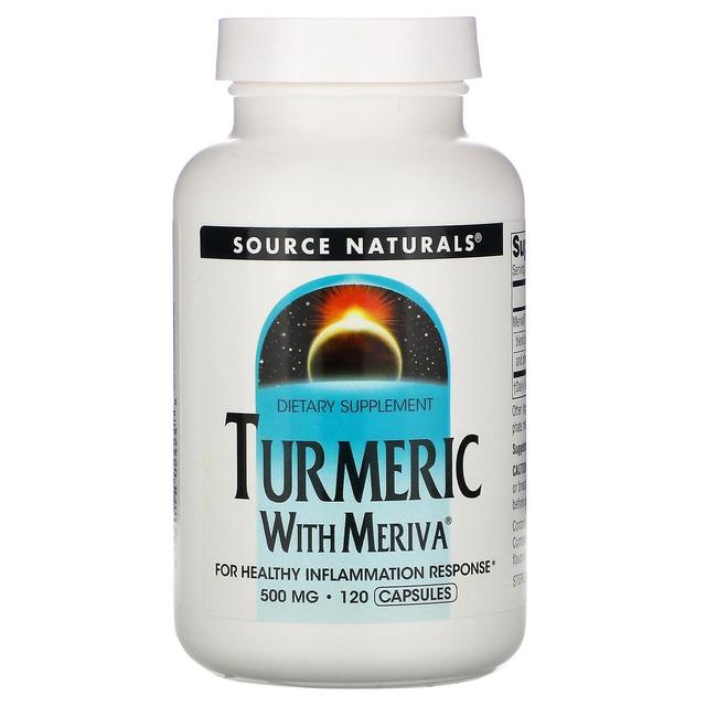 Source Naturals Kilde Naturals, Meriva Gurkemeje Complex, 500 mg, 120 kapsler on Productcaster.