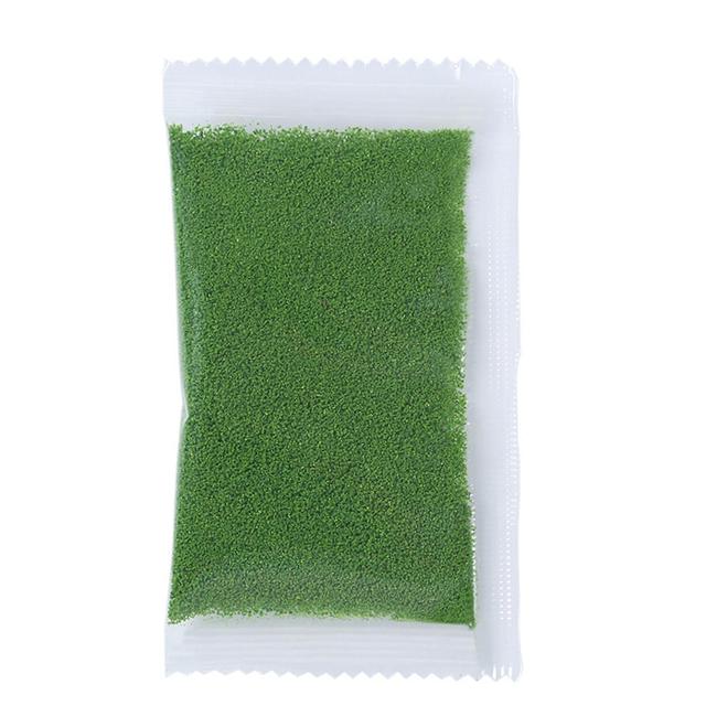 Chicmine 5g Grass Tree Powder Odor-free Non-allergic Eco-friendly Easy to Operate Sandbox Powder for Building Model Grey Green on Productcaster.