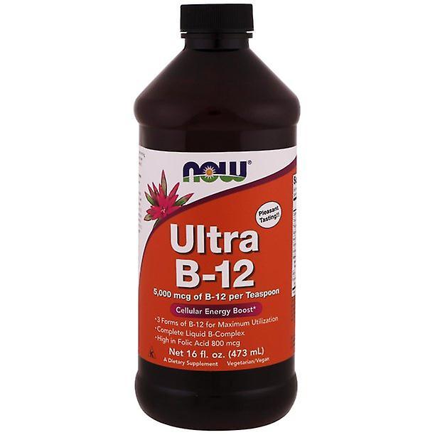 Now! Ultra b-12, 5,000 mcg, 16 fl oz (473 ml), now foods on Productcaster.