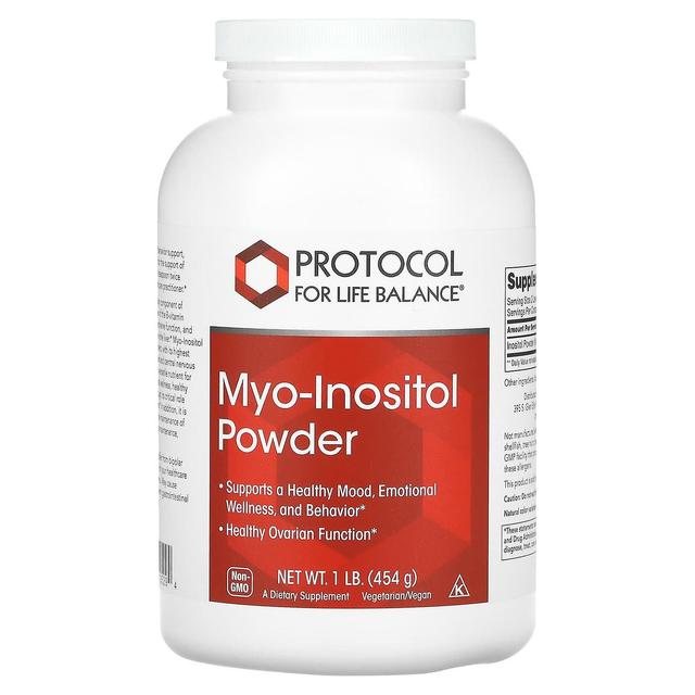 Protocol for Life Balance, Myo-Inositol Powder, 1 lb (454 g) on Productcaster.