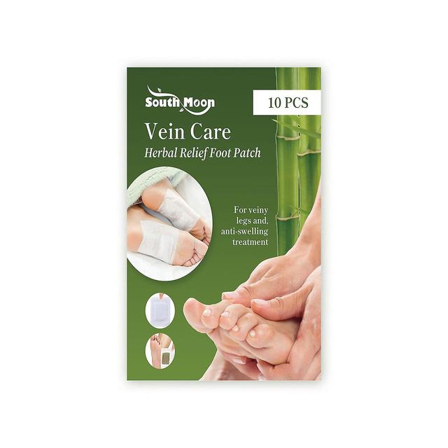 Vein Care Herbal Relief Foot Patch Pulizia profonda cuscinetti per i piedi per alleviare lo stress, dormire meglio 1 sacchetto (10 pezzi) on Productcaster.