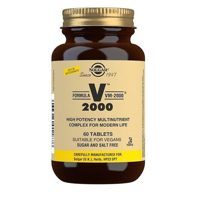 Solgar Formula VM-2000 Tablets 60 (12536338) on Productcaster.