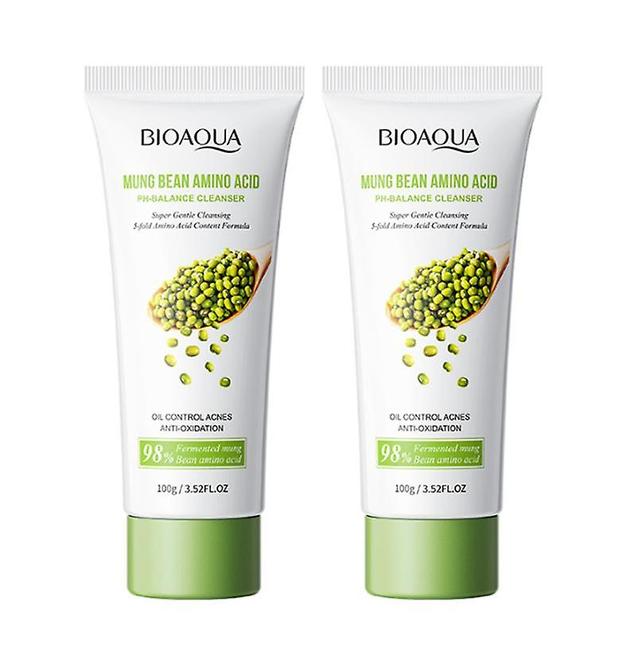 Bioaoua Mung Bean Amino Acid Ph Balance Mild Cleanser 1st 2st(I) on Productcaster.