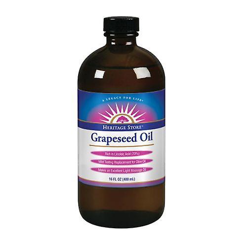 Heritage Store Grapeseed Oil, 16 Fl Oz (Pack of 1) on Productcaster.