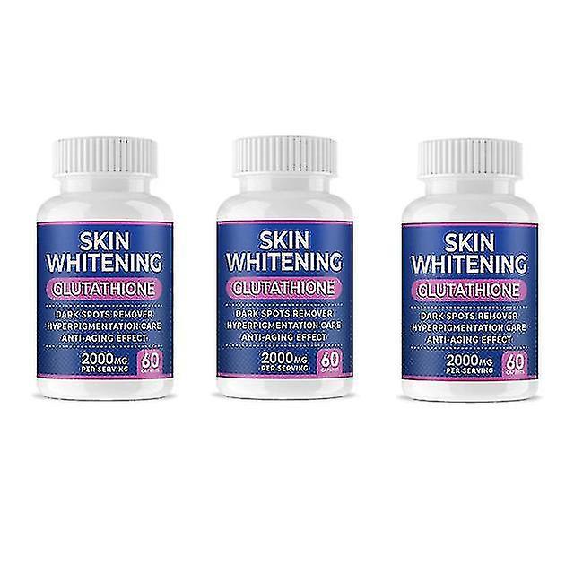 180 capsules huid verhelderende kracht - 2000 mg glutathion whitening pillen, donkere vlek en hyperpigmentatieverwijderaar, anti-aging ondersteuning on Productcaster.