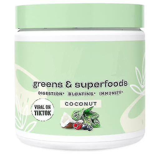 Nutrition Super Greens Powder Smoothie & Juice Mix - probiotiká pre zdravie tráviaceho traktu a nadúvanie Reli on Productcaster.