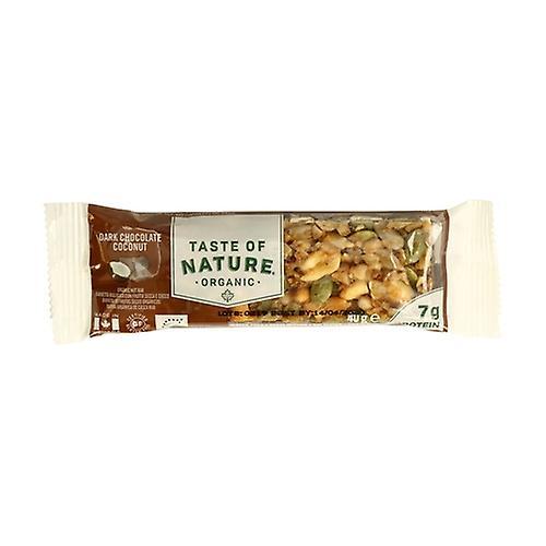 Taste Of Nature Chocolate Coconut Protein Bar Bio 1 bar of 68g on Productcaster.