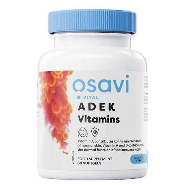 Osavi ADEK Vitamins Softgels 60 on Productcaster.