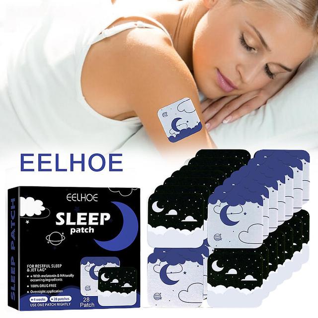 28patches/box Sleep Aid Patch Relieve Insomnia, Irritability And Anxiety, Improves Sleep Quality Sleep 1Pc on Productcaster.