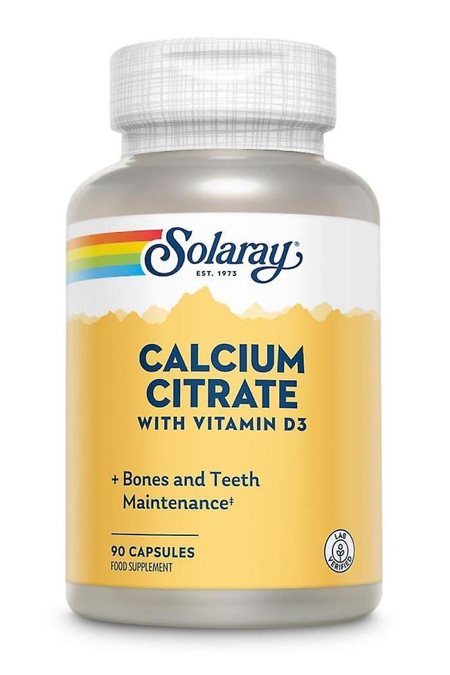 Solaray calcium citrate with vitamin d3 90's on Productcaster.