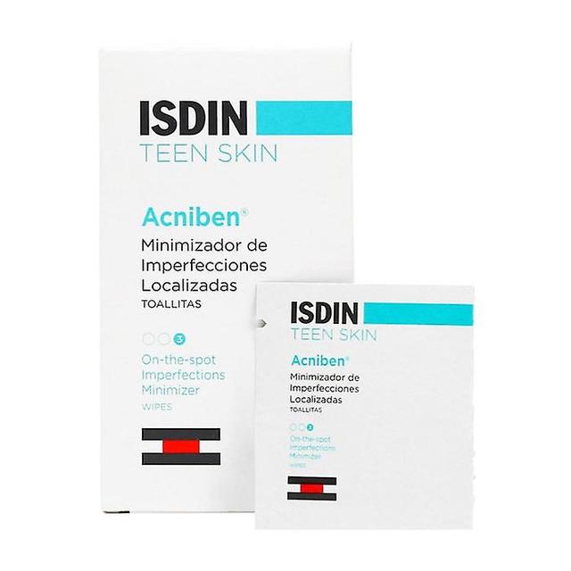 Isdin acniben sanitizing wipes 30 units on Productcaster.