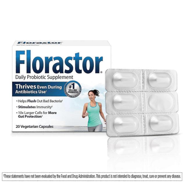 Florastor daily probiotic supplement, 250 mg, capsules, 20 ea on Productcaster.