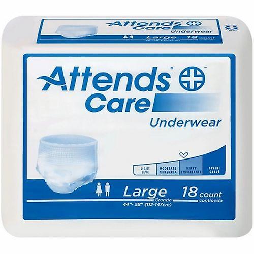 Attends Unisex Adult Absorbent Underwear Care Pull On with Tear Away Seams Large Disposable Moderat, Count of 100 (Pack of 1) on Productcaster.