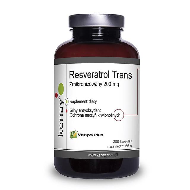 Dietary supplements Kenay Zmikronizowany Resveratrol 200 Mg (300 capsules) 3047 on Productcaster.