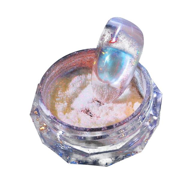 Flye Multicolor Nail Pearl Powder Ice Muscle Powder Nieuwe Hoogglans Poeder Ice Through F on Productcaster.