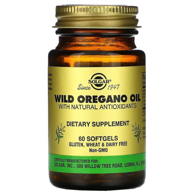 Solgar, Wild Oregano Oil, 60 Softgels on Productcaster.